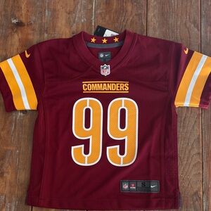 Nike Kids Commanders Jersey - Maroon and Yellow- CHASE YOUNG
